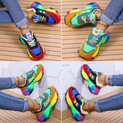 Vivienne Castellano | Rainbow Platform Orthopedic Sneakers