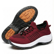 ShiftFOX™ | Women's 12-Hour Comfort Shoes for Nurses & Service Workers — Heel, Knee & Back Pain Relief (Purple)