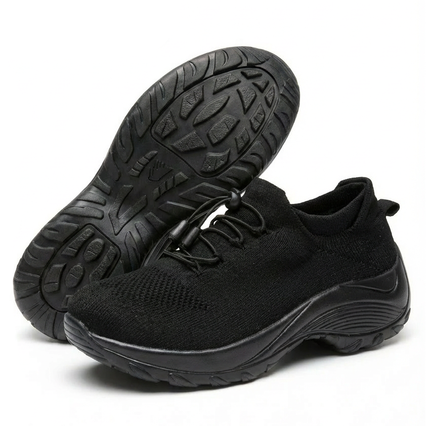 ShiftFOX™ | Women's 12-Hour Comfort Shoes for Nurses & Service Workers — Heel, Knee & Back Pain Relief (Purple)