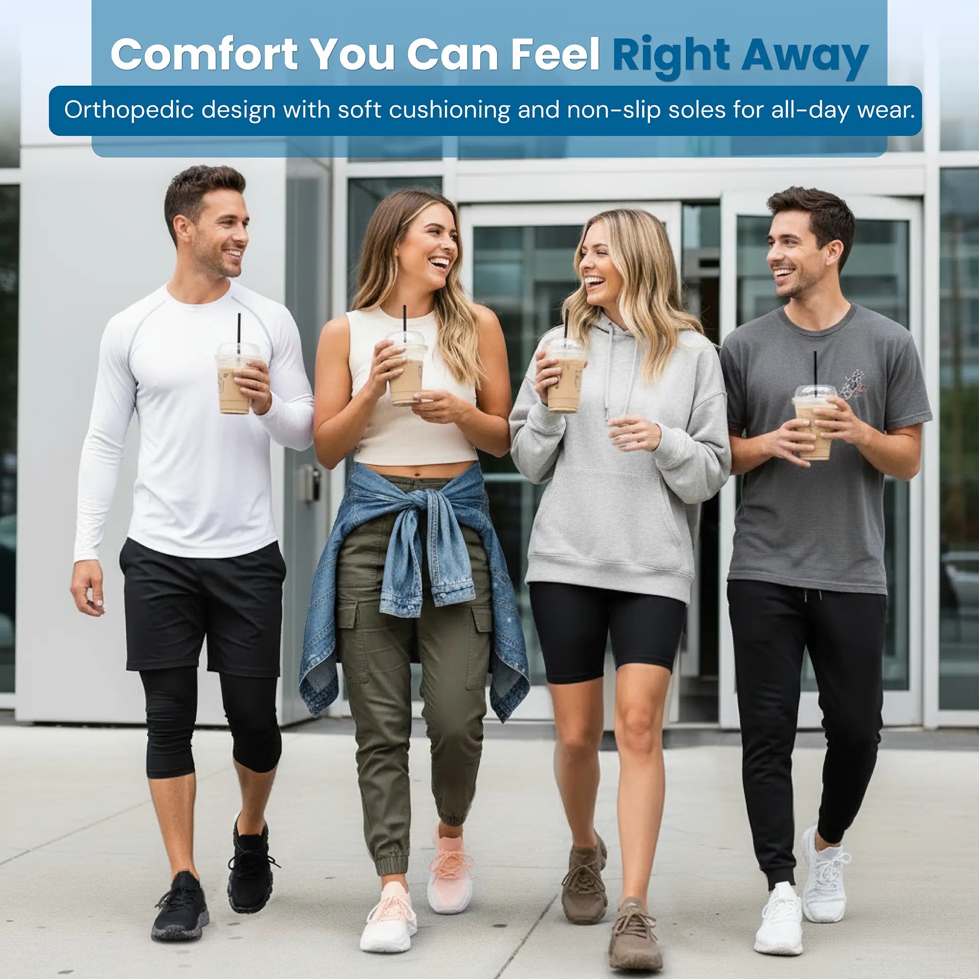 ShiftFOX™ | Unisex 12-Hour Comfort Work Shoes for Nurses & Service Workers