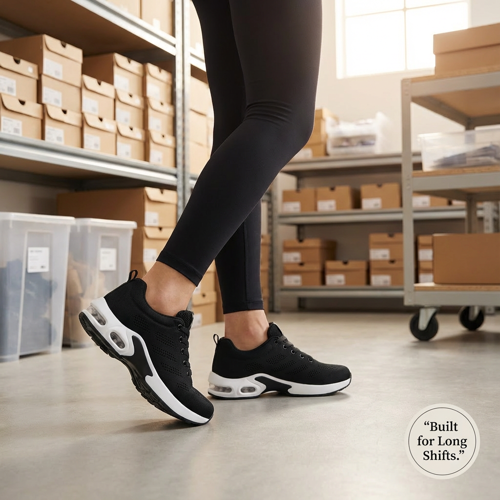 ShiftFOX™ | Women's 12-Hour Shift Shoes for Nurses & Plantar Fasciitis Relief