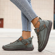 Marguerite Hollowell | Orthopedic Comfort Sneakers in Sage Green