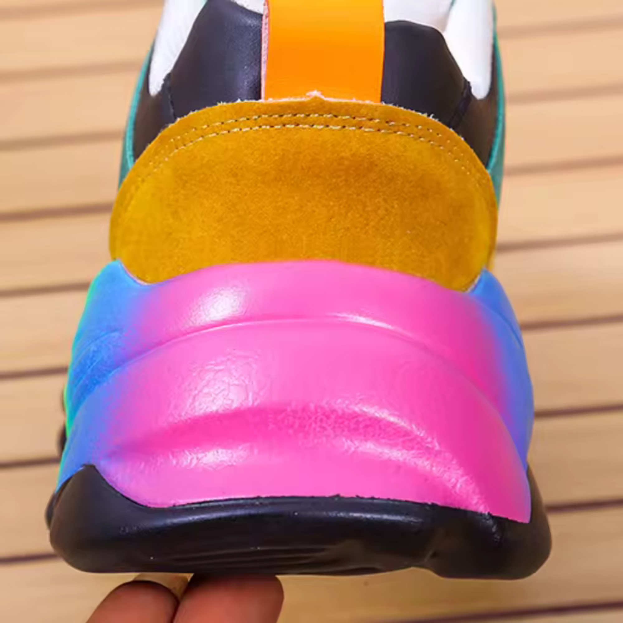 Vivienne Castellano | Rainbow Platform Orthopedic Sneakers