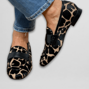Violette Sancerre | Animal Print Orthopedic Loafers