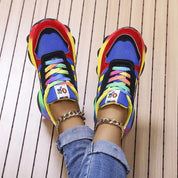 Vivienne Castellano | Rainbow Platform Orthopedic Sneakers
