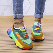 Vivienne Castellano | Rainbow Platform Orthopedic Sneakers