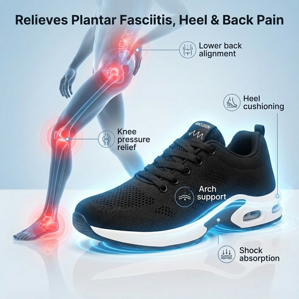 ShiftFOX™ | Women's 12-Hour Comfort Shoes for Nurses & Service Workers — Heel & Back Pain Relief