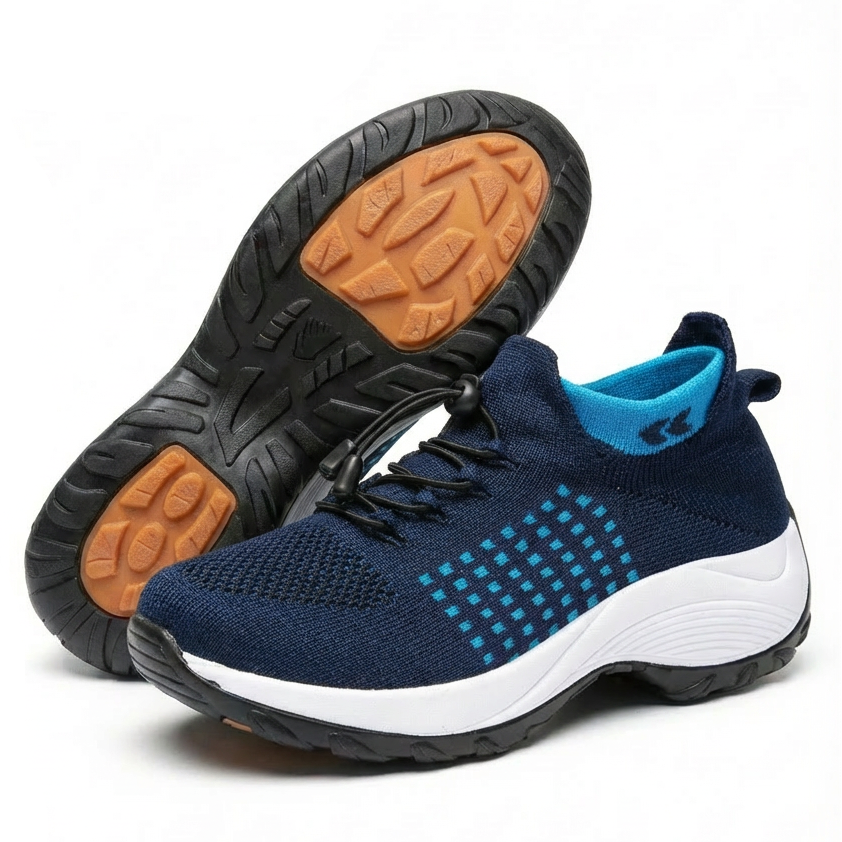 ShiftFOX™ | Women's 12-Hour Comfort Shoes for Nurses & Service Workers — Heel, Knee & Back Pain Relief (Purple)
