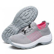ShiftFOX™ | Women's 12-Hour Comfort Shoes for Nurses & Service Workers — Heel, Knee & Back Pain Relief (Purple)