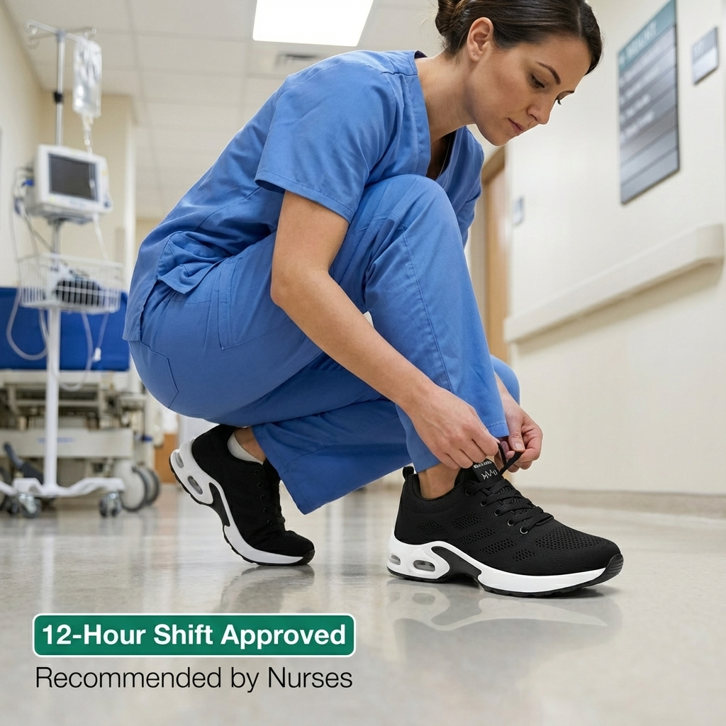 ShiftFOX™ | Women's 12-Hour Shift Shoes for Nurses & Plantar Fasciitis Relief