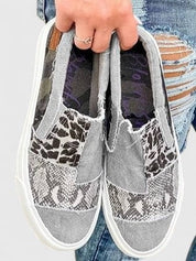 Théodine Blackwell | Animal Print Slip-On Orthopedic Loafers
