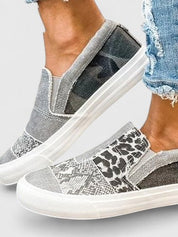 Théodine Blackwell | Animal Print Slip-On Orthopedic Loafers