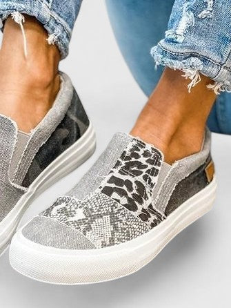 Théodine Blackwell | Animal Print Slip-On Orthopedic Loafers