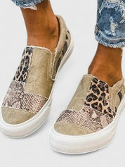 Théodine Blackwell | Animal Print Slip-On Orthopedic Loafers