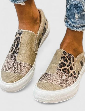 Théodine Blackwell | Animal Print Slip-On Orthopedic Loafers