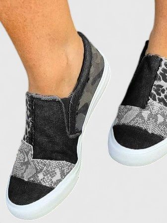 Théodine Blackwell | Animal Print Slip-On Orthopedic Loafers