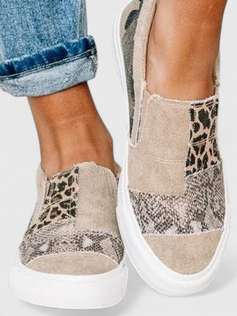 Théodine Blackwell | Animal Print Slip-On Orthopedic Loafers