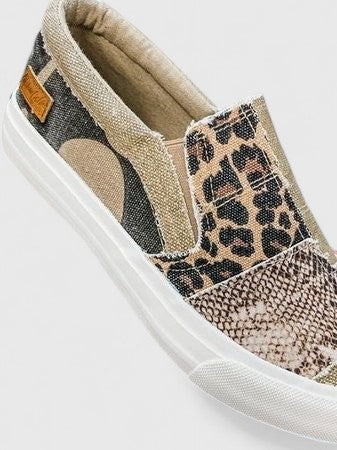 Théodine Blackwell | Animal Print Slip-On Orthopedic Loafers