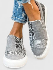 Théodine Blackwell | Animal Print Slip-On Orthopedic Loafers