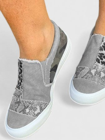 Théodine Blackwell | Animal Print Slip-On Orthopedic Loafers