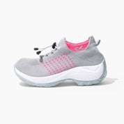 ShiftFOX™ | Women's 12-Hour Comfort Shoes for Nurses & Service Workers — Heel, Knee & Back Pain Relief (Purple)