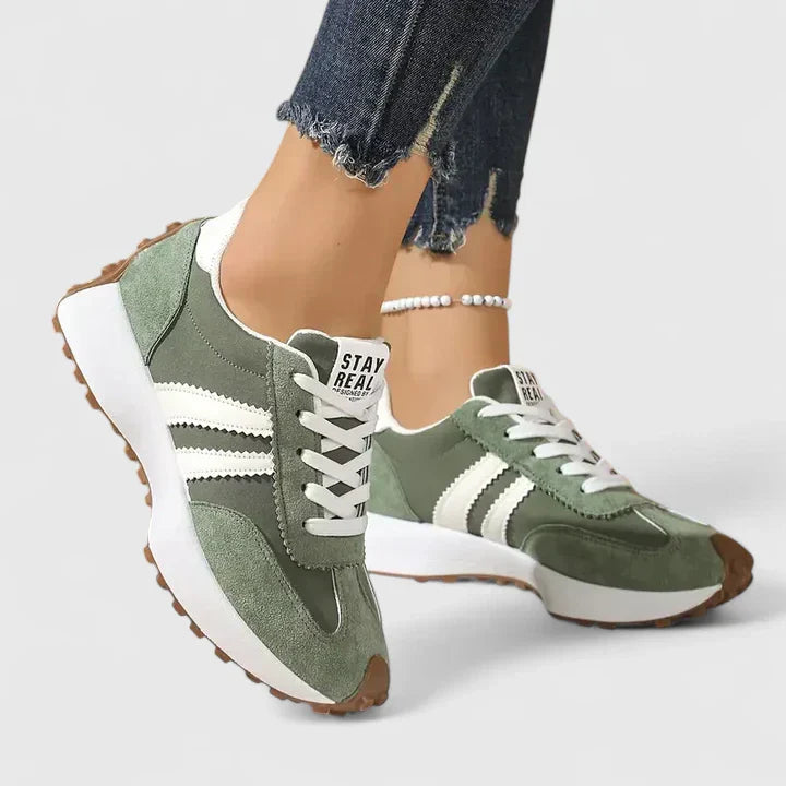 Natasha Bellerive | Black & White Orthopedic Sneakers