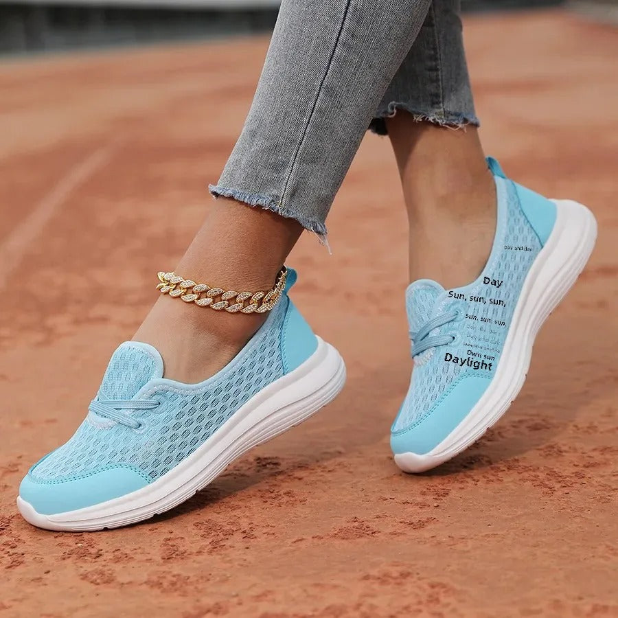 CloudFOX™ | Women's Lightweight Slip-On Walking Shoes for All-Day Comfort & Cool Feet