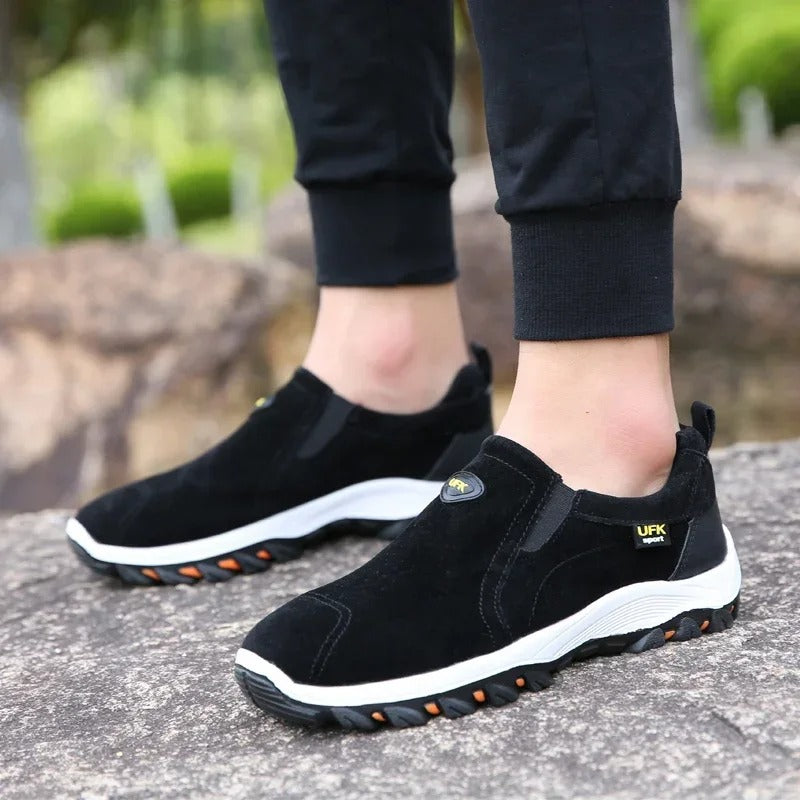 OrthoFOX™ | Men's Orthopedic Slip-On Trail Shoes for Heel Pain & Plantar Fasciitis Relief