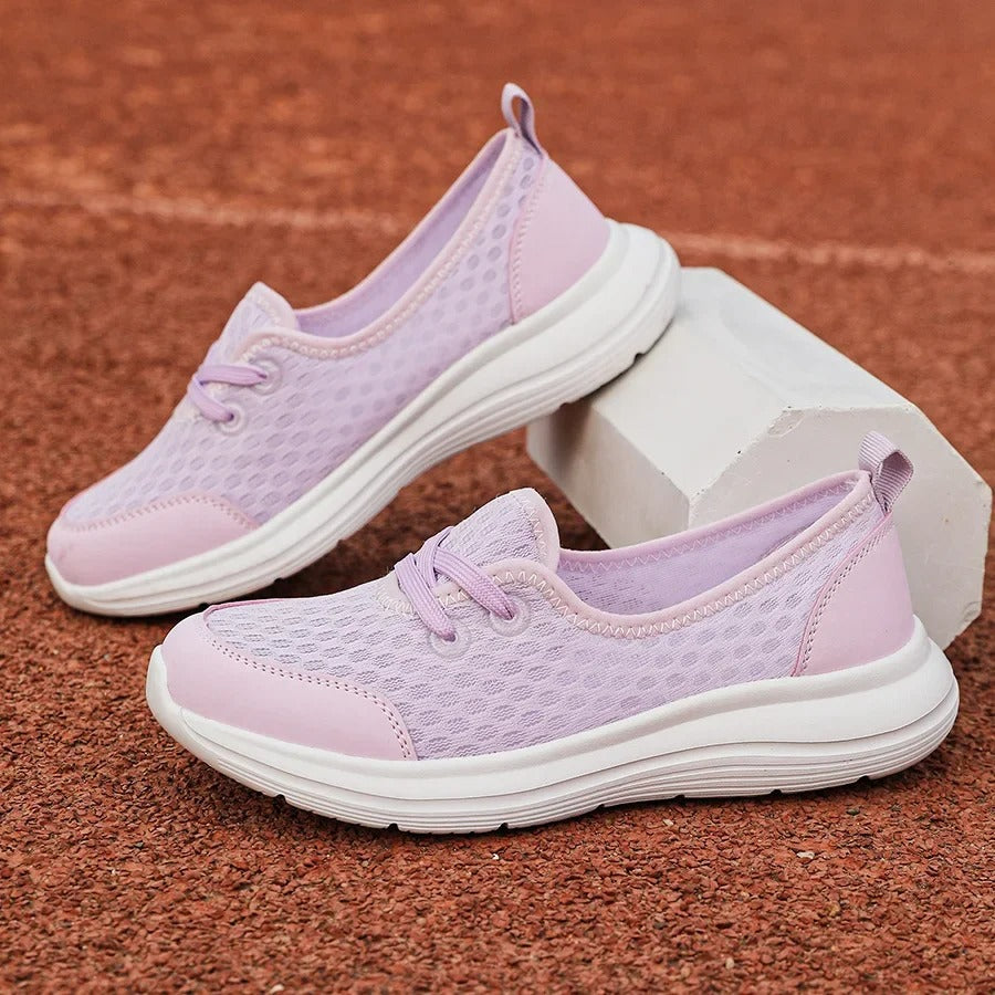 CloudFOX™ | Women's Lightweight Slip-On Walking Shoes for All-Day Comfort & Cool Feet