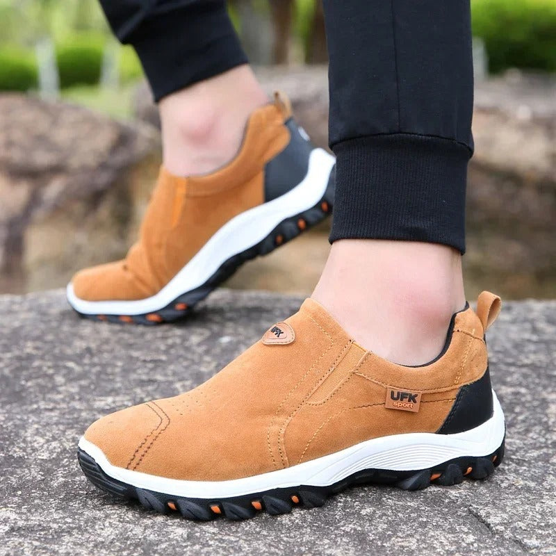 OrthoFOX™ | Men's Orthopedic Slip-On Trail Shoes for Heel Pain & Plantar Fasciitis Relief