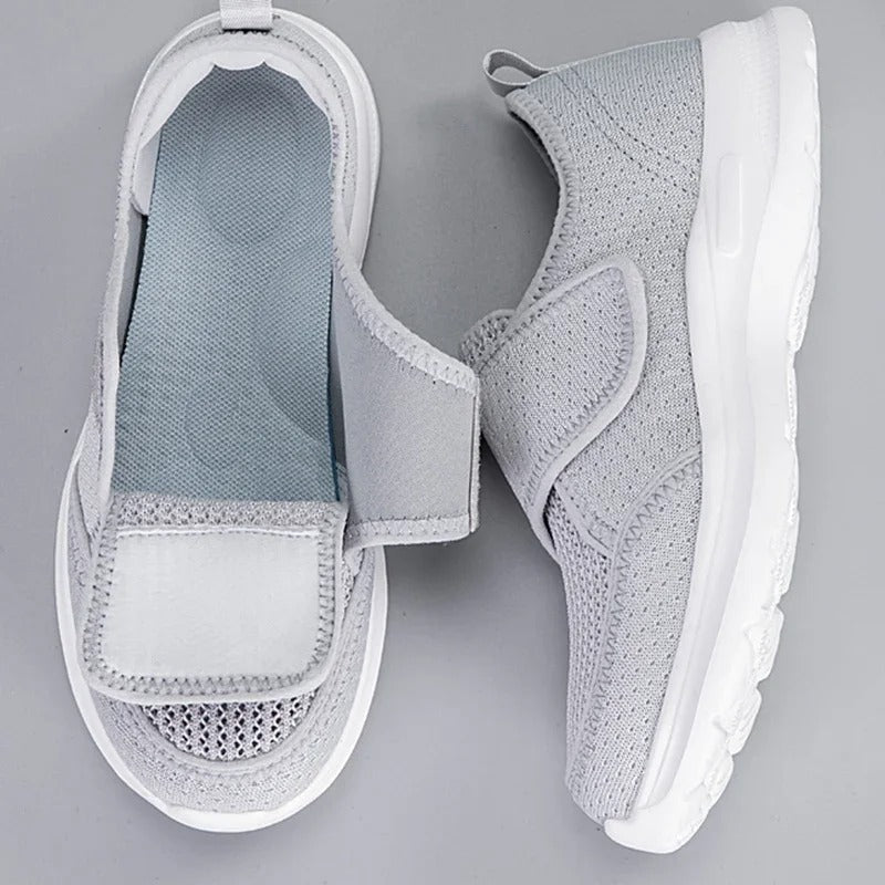 OrthoFOX™ | Women's Orthopedic Velcro Shoes for Plantar Fasciitis, Swelling & All-Day Relief