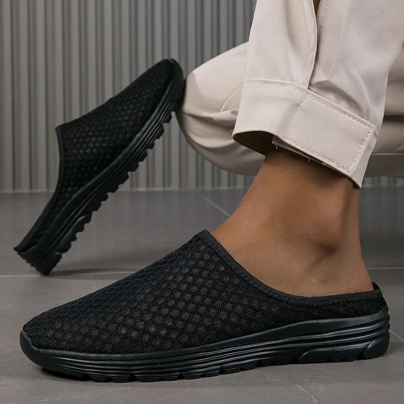 OrthoFOX™ | Unisex Breathable Mesh Slip-On Mules for All-Day Orthopedic Comfort