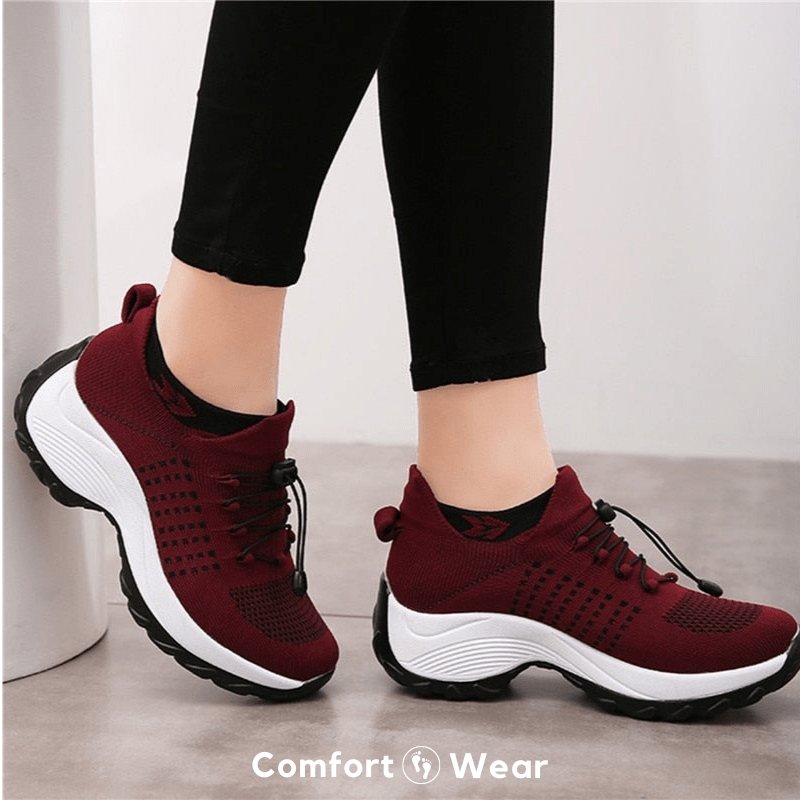 OrthoFOX™ | Women's Stretch Knit Orthopedic Shoes for Bunions, Wide Feet & All-Day Pain Relief