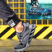 FOX Guard™ | Men's Reinforced Steel Toe Safety Shoes for All-Day Protection & Comfort