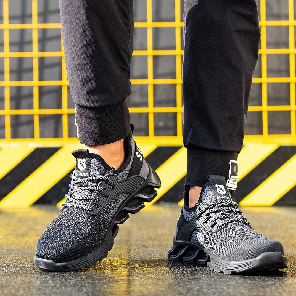 FOX Guard™ | Men's Reinforced Steel Toe Safety Shoes for All-Day Protection & Comfort