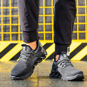 FOX Guard™ | Men's Reinforced Steel Toe Safety Shoes for All-Day Work Comfort