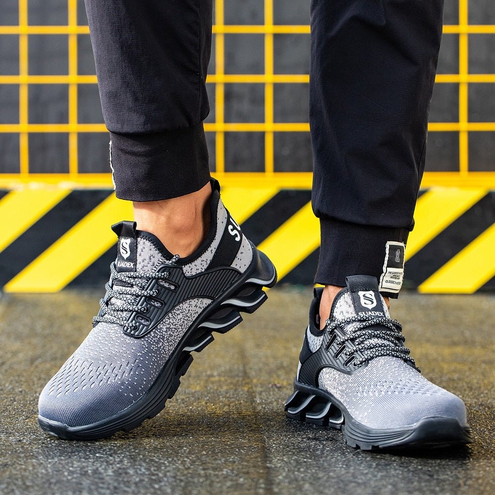 FOX Guard™ | Men's Reinforced Steel Toe Safety Shoes for All-Day Work Comfort