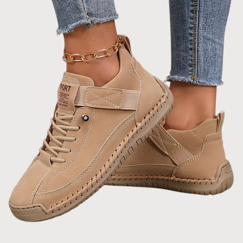 Aurore Bellemont | White Orthopedic Slip-On Sneakers for Women