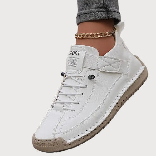 Aurore Bellemont | White Orthopedic Slip-On Sneakers for Women