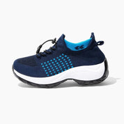 ShiftFOX™ | Women's 12-Hour Comfort Shoes for Nurses & Service Workers — Heel, Knee & Back Pain Relief (Purple)